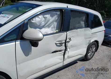 2016 Honda Odyssey Ex-L z USA, uszkodzony, nr VIN 5FNRL5H65GB167924